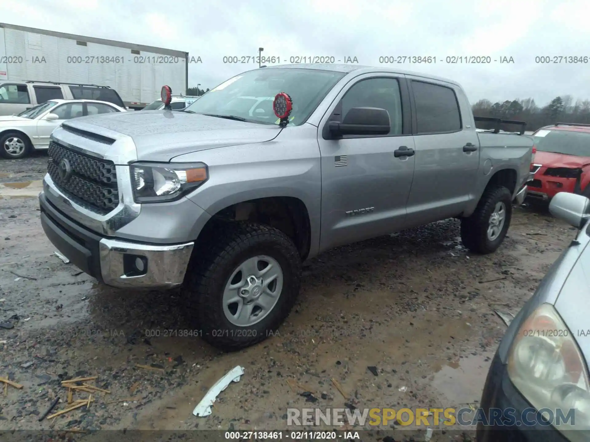 2 Photograph of a damaged car 5TFDM5F17KX081866 TOYOTA TUNDRA 2019