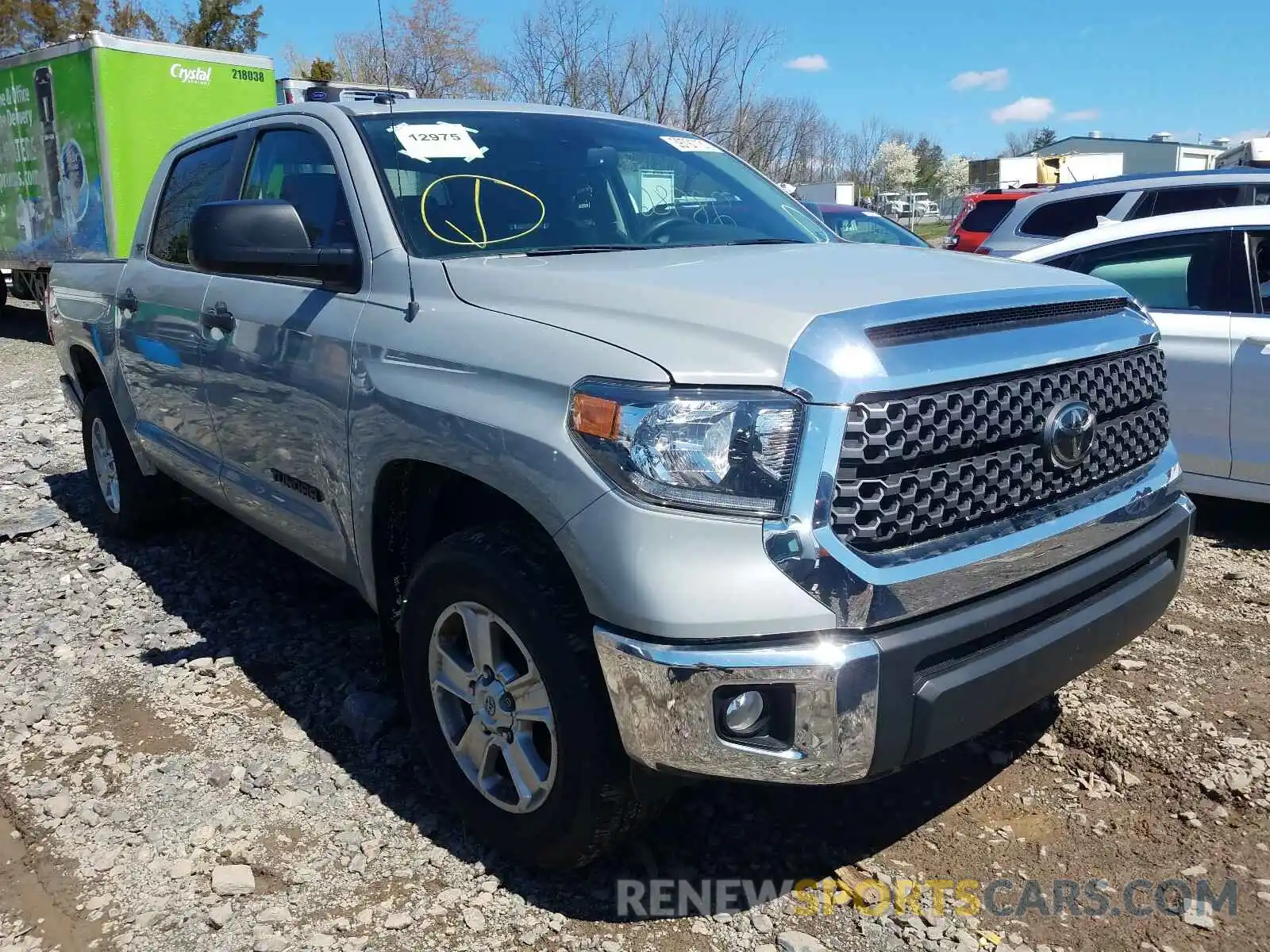 1 Photograph of a damaged car 5TFDM5F1XKX083997 TOYOTA TUNDRA 2019