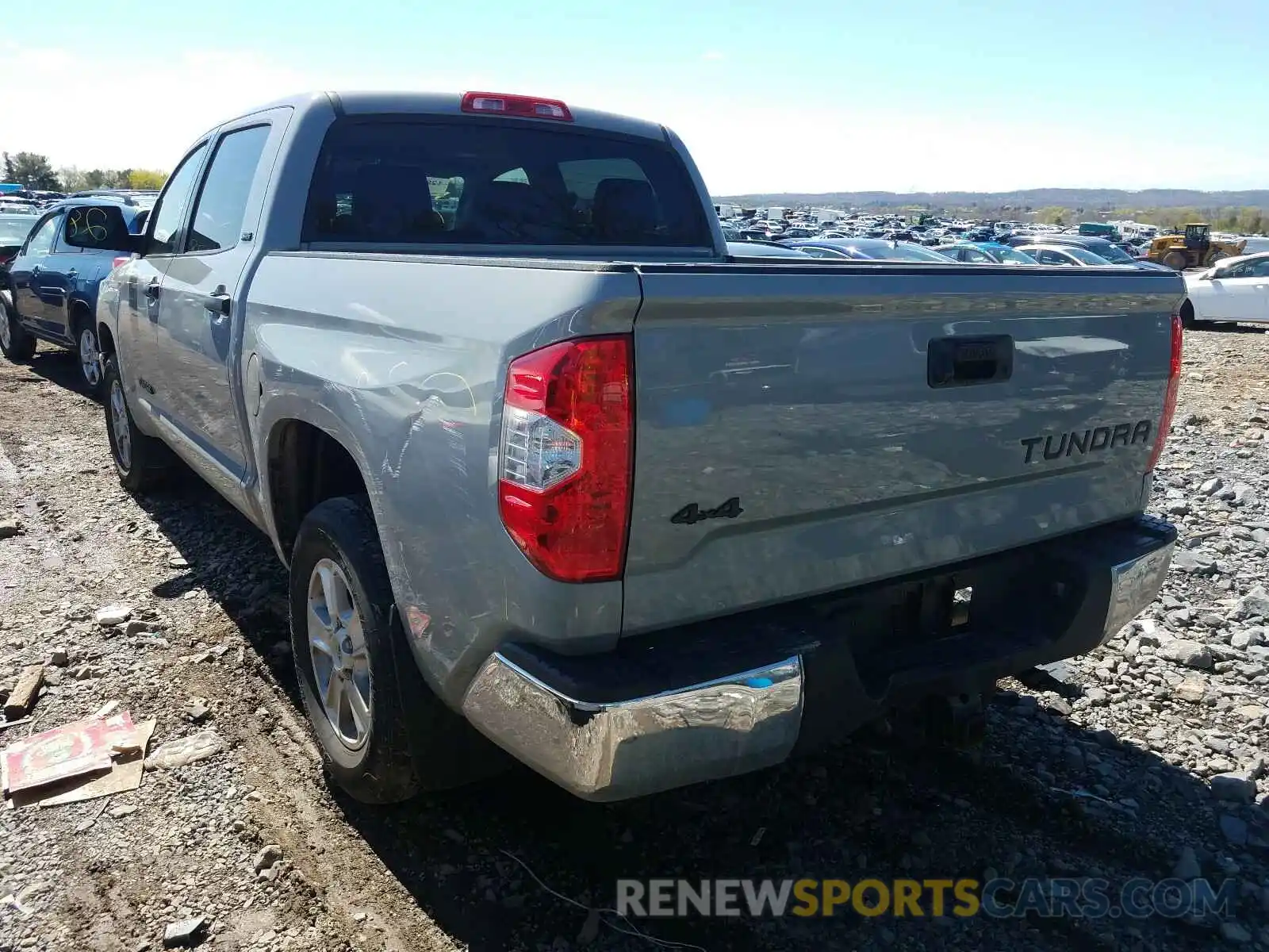 3 Photograph of a damaged car 5TFDM5F1XKX083997 TOYOTA TUNDRA 2019