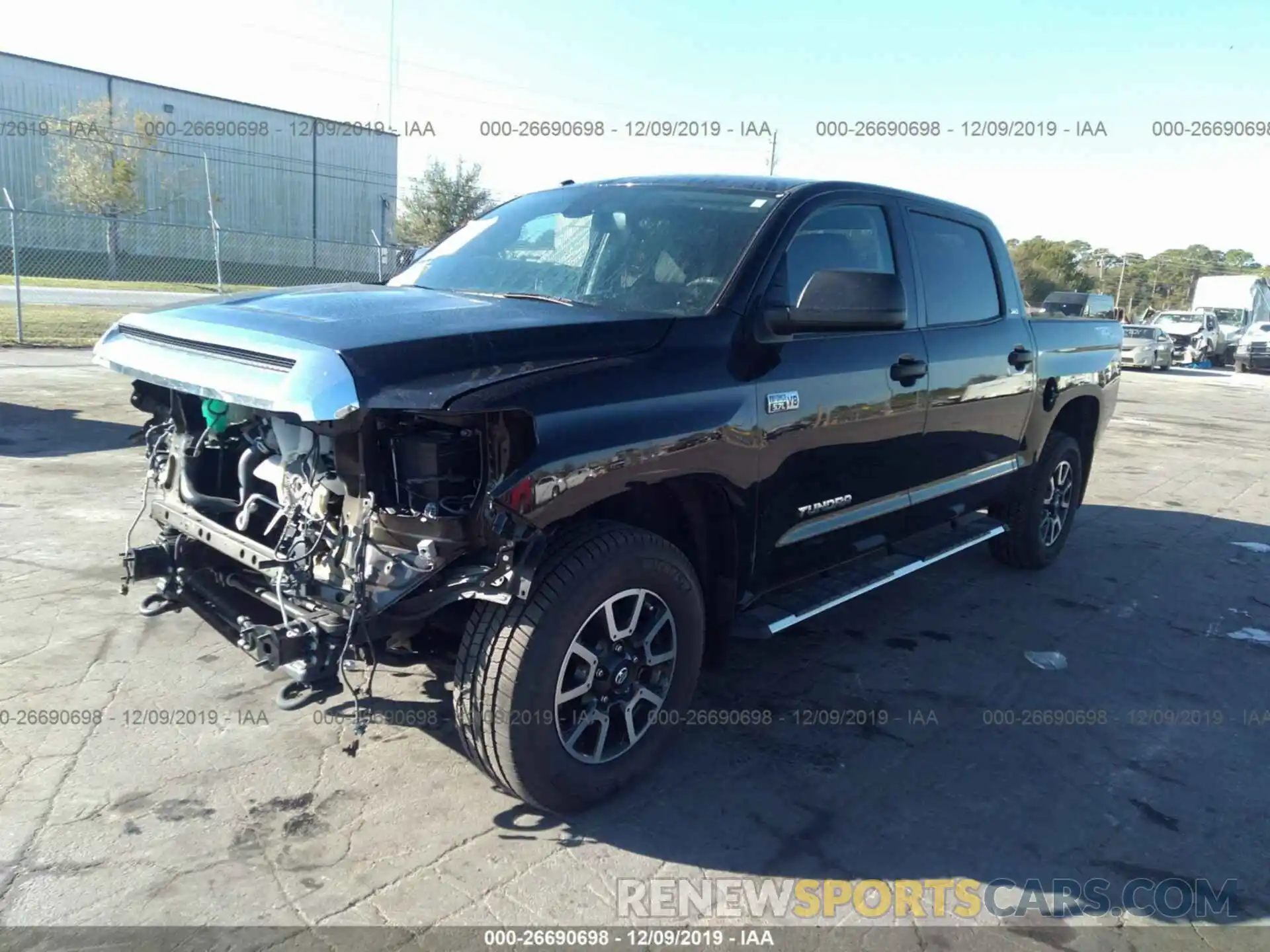 2 Photograph of a damaged car 5TFDW5F10KX778189 TOYOTA TUNDRA 2019