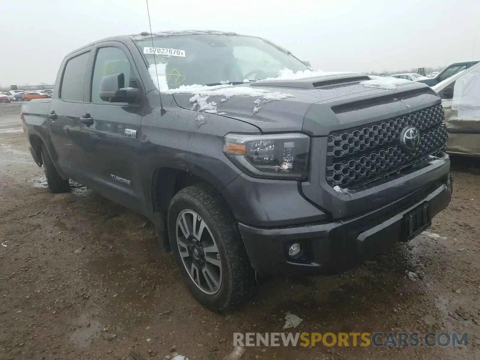 1 Photograph of a damaged car 5TFDW5F10KX788883 TOYOTA TUNDRA 2019