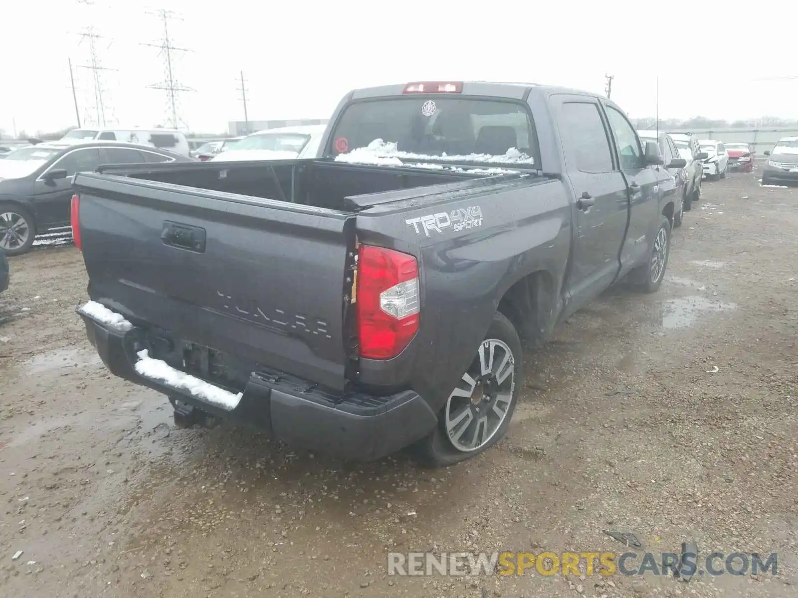 4 Photograph of a damaged car 5TFDW5F10KX788883 TOYOTA TUNDRA 2019