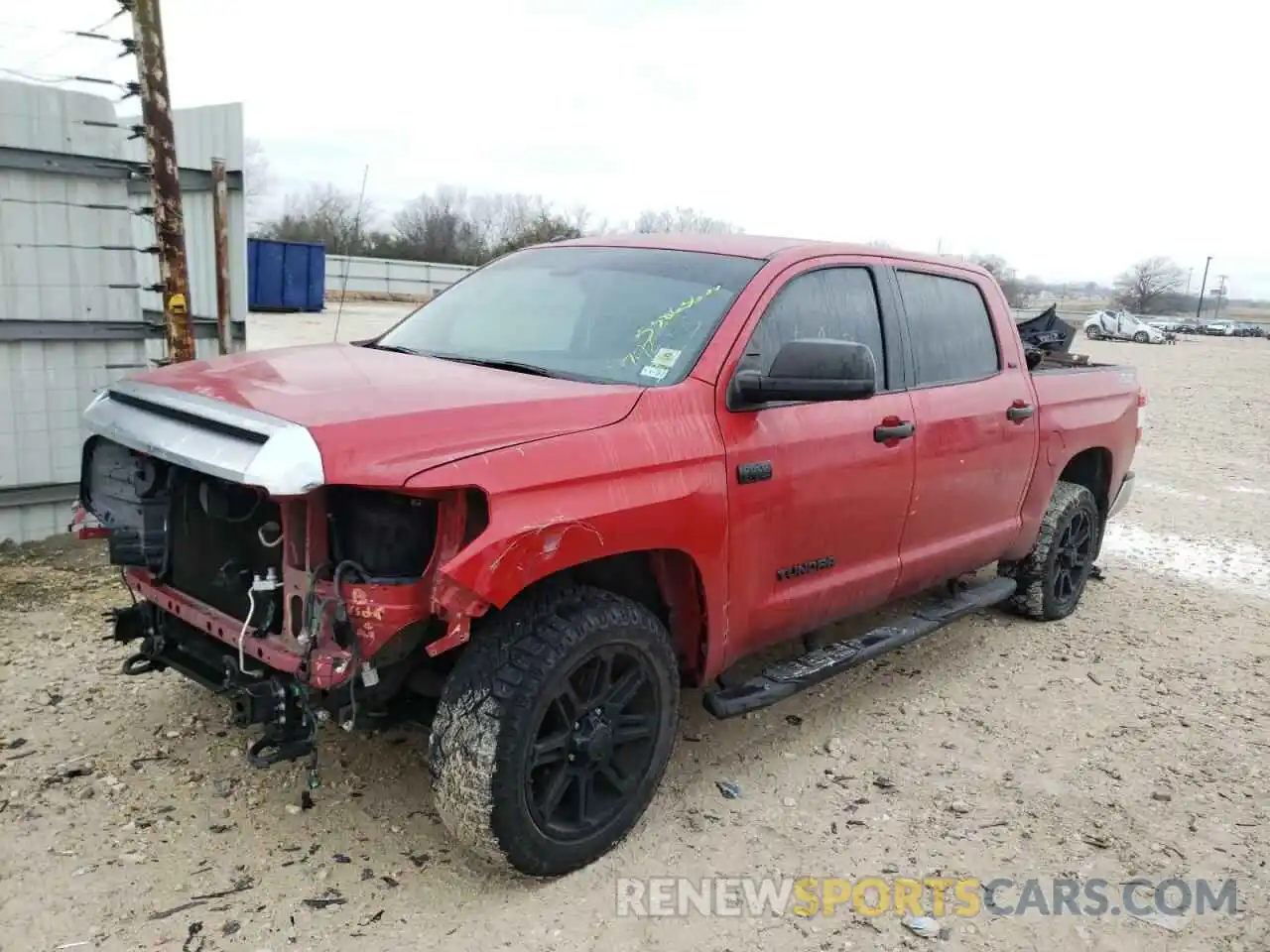 2 Photograph of a damaged car 5TFDW5F10KX792318 TOYOTA TUNDRA 2019