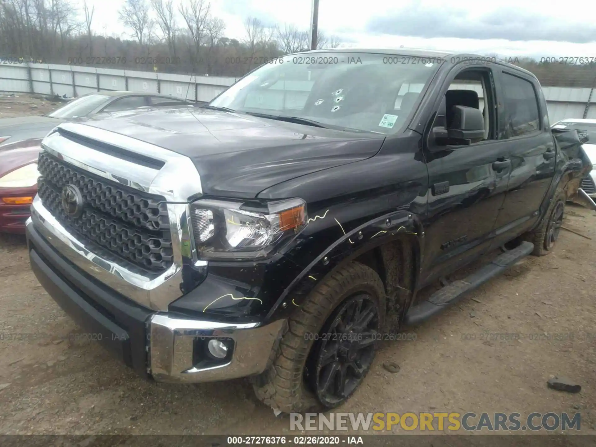 2 Photograph of a damaged car 5TFDW5F10KX820182 TOYOTA TUNDRA 2019