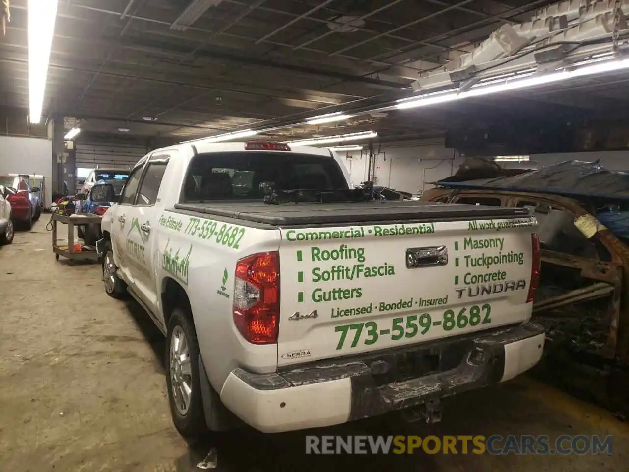 3 Photograph of a damaged car 5TFDW5F10KX848743 TOYOTA TUNDRA 2019