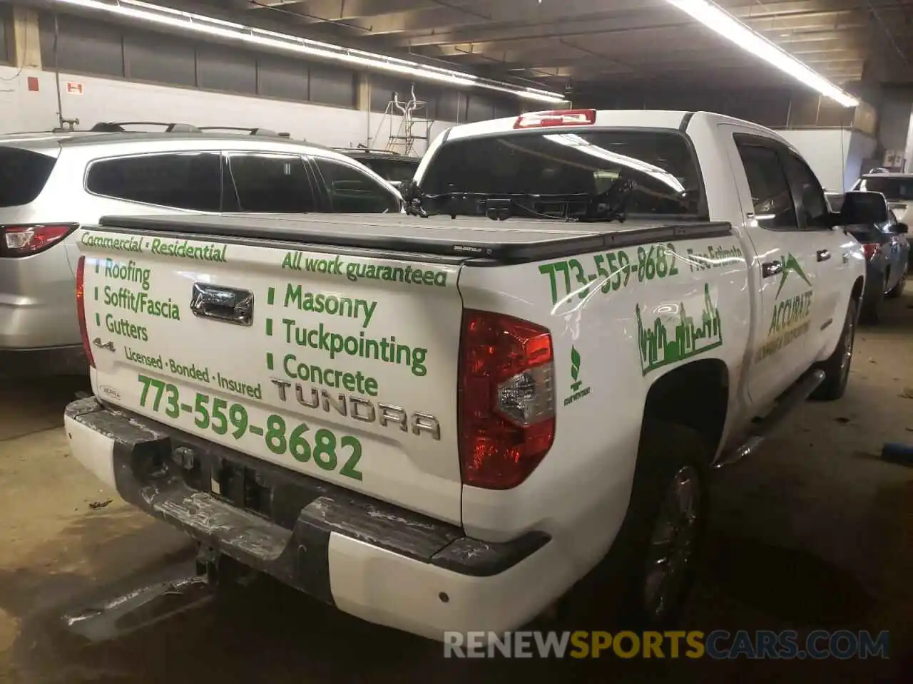 4 Photograph of a damaged car 5TFDW5F10KX848743 TOYOTA TUNDRA 2019