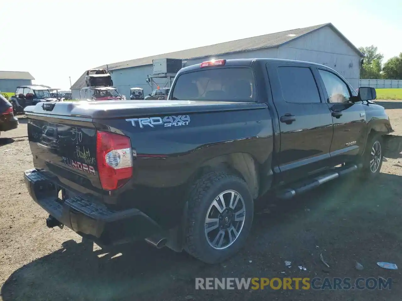 4 Photograph of a damaged car 5TFDW5F11KX788326 TOYOTA TUNDRA 2019