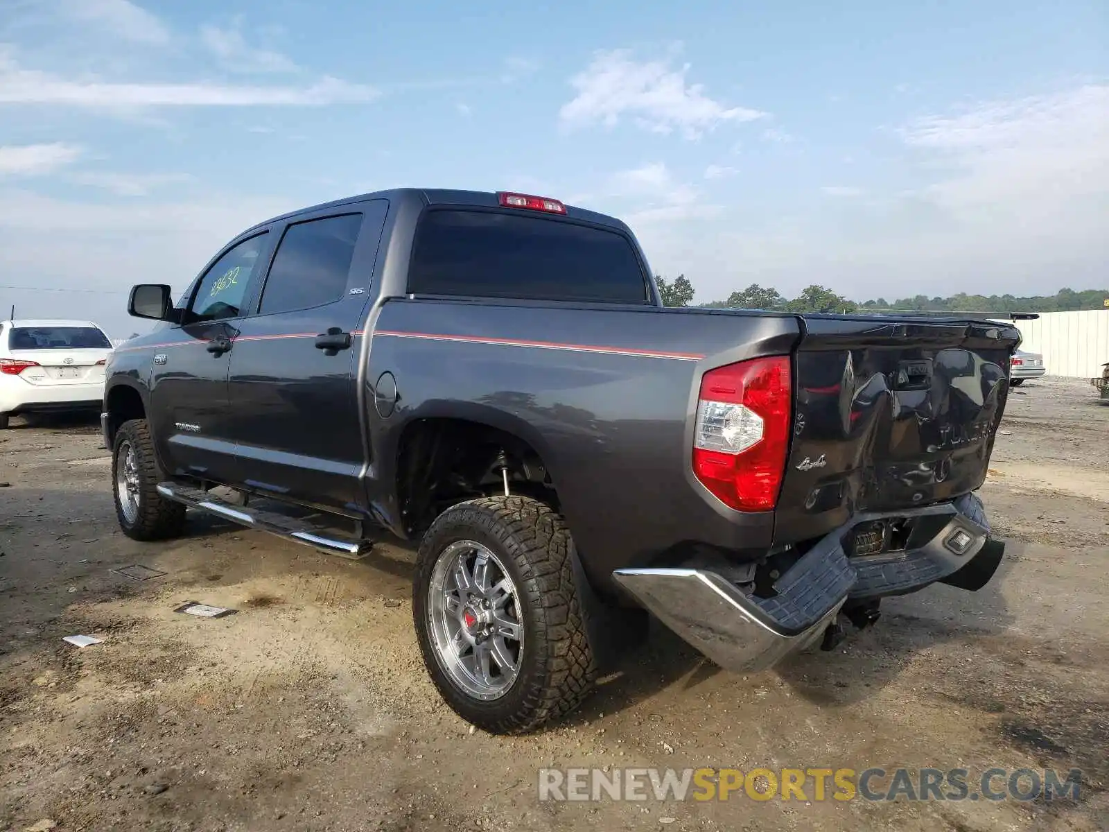 3 Photograph of a damaged car 5TFDW5F11KX793980 TOYOTA TUNDRA 2019