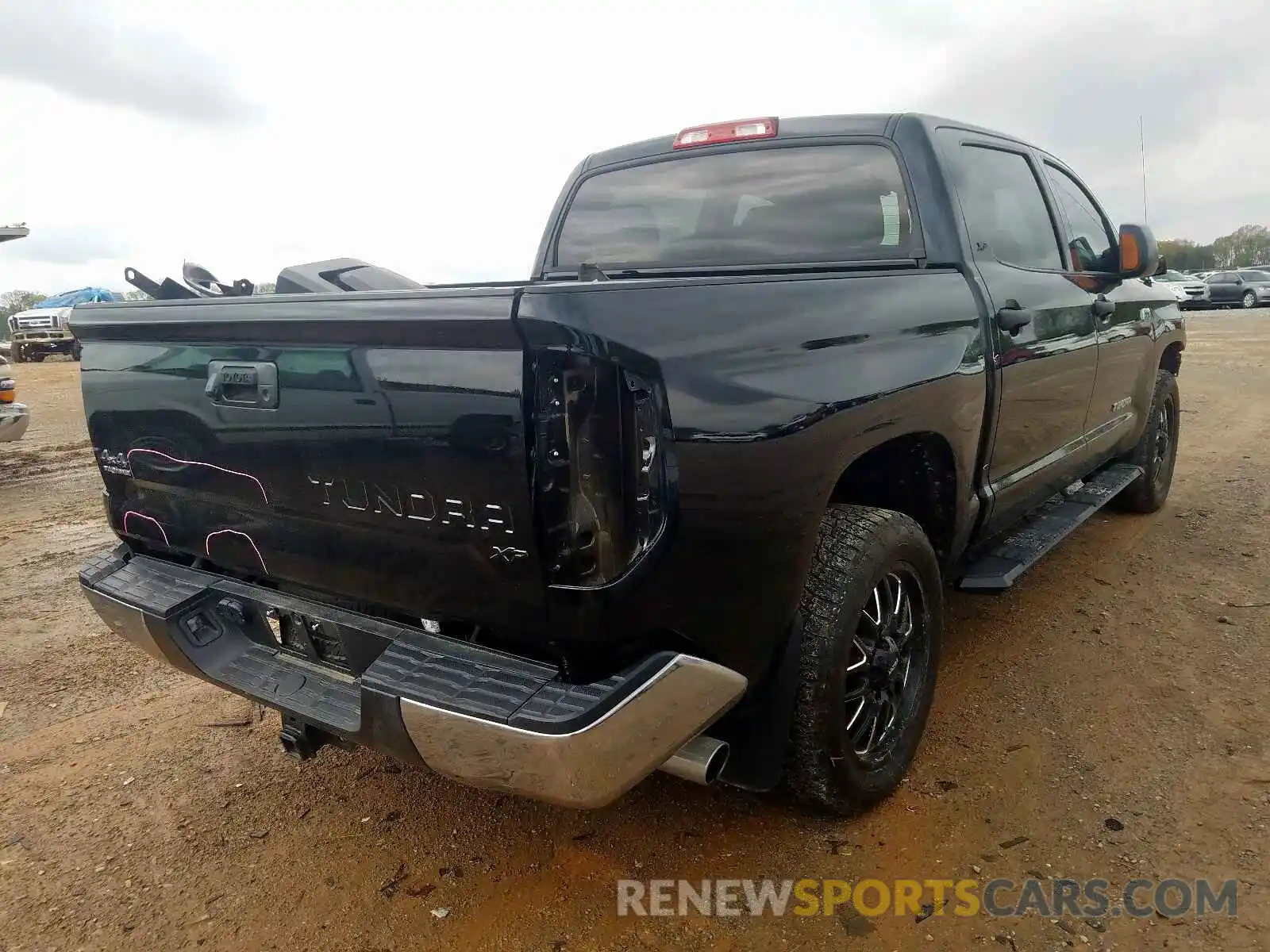 4 Photograph of a damaged car 5TFDW5F11KX795759 TOYOTA TUNDRA 2019