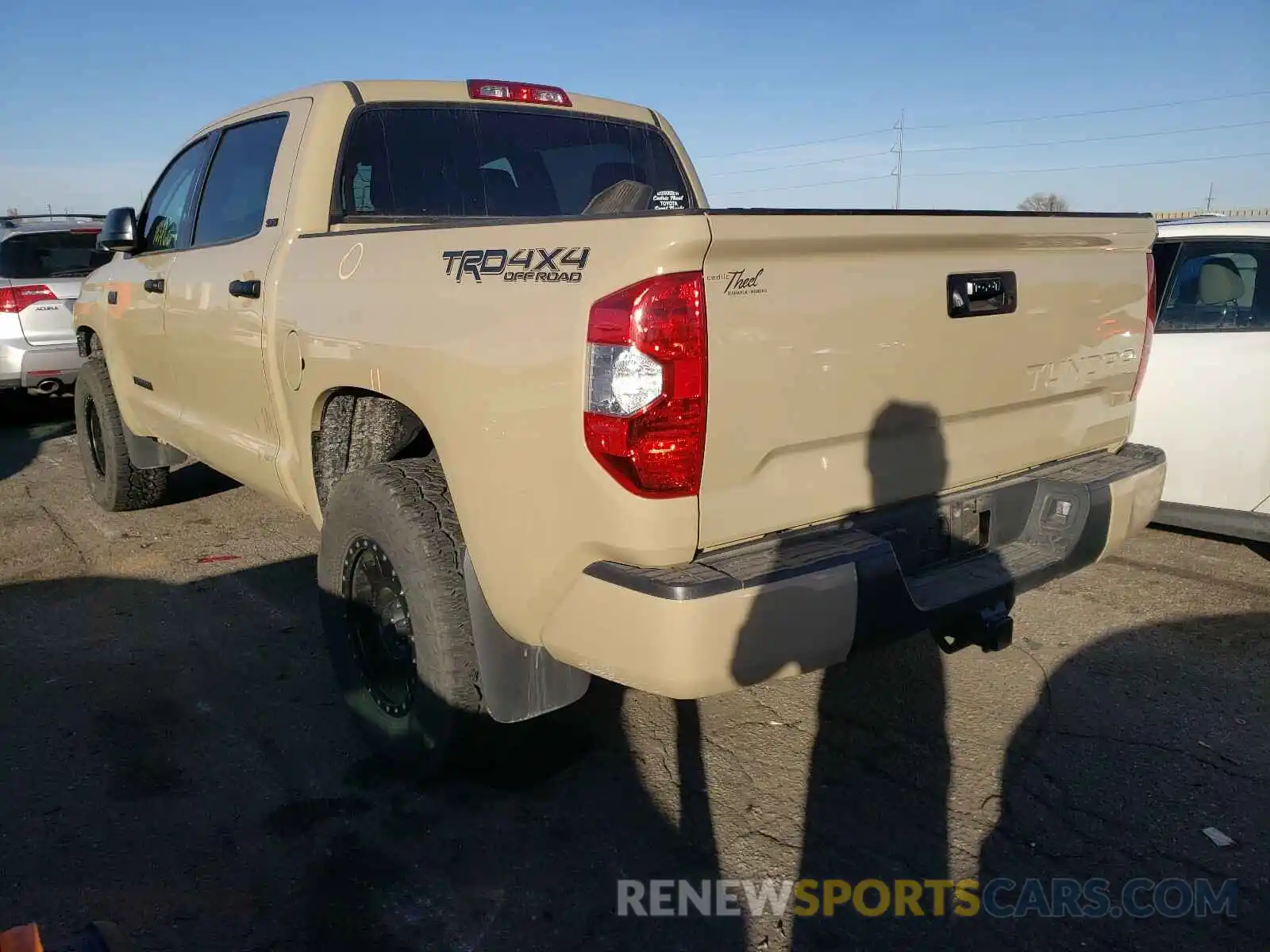 3 Photograph of a damaged car 5TFDW5F11KX800569 TOYOTA TUNDRA 2019