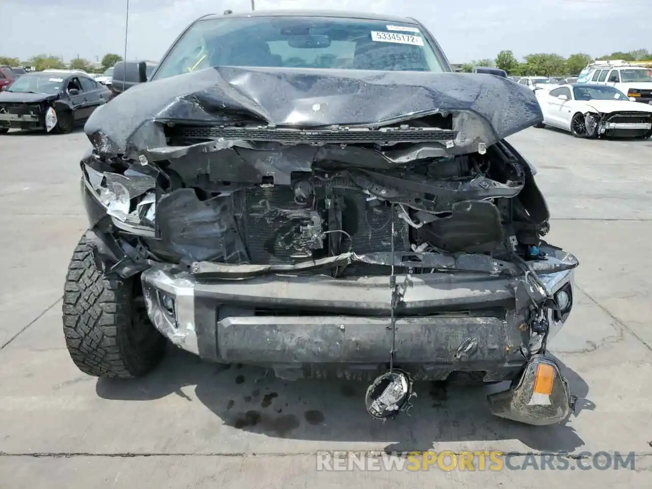 9 Photograph of a damaged car 5TFDW5F11KX842448 TOYOTA TUNDRA 2019