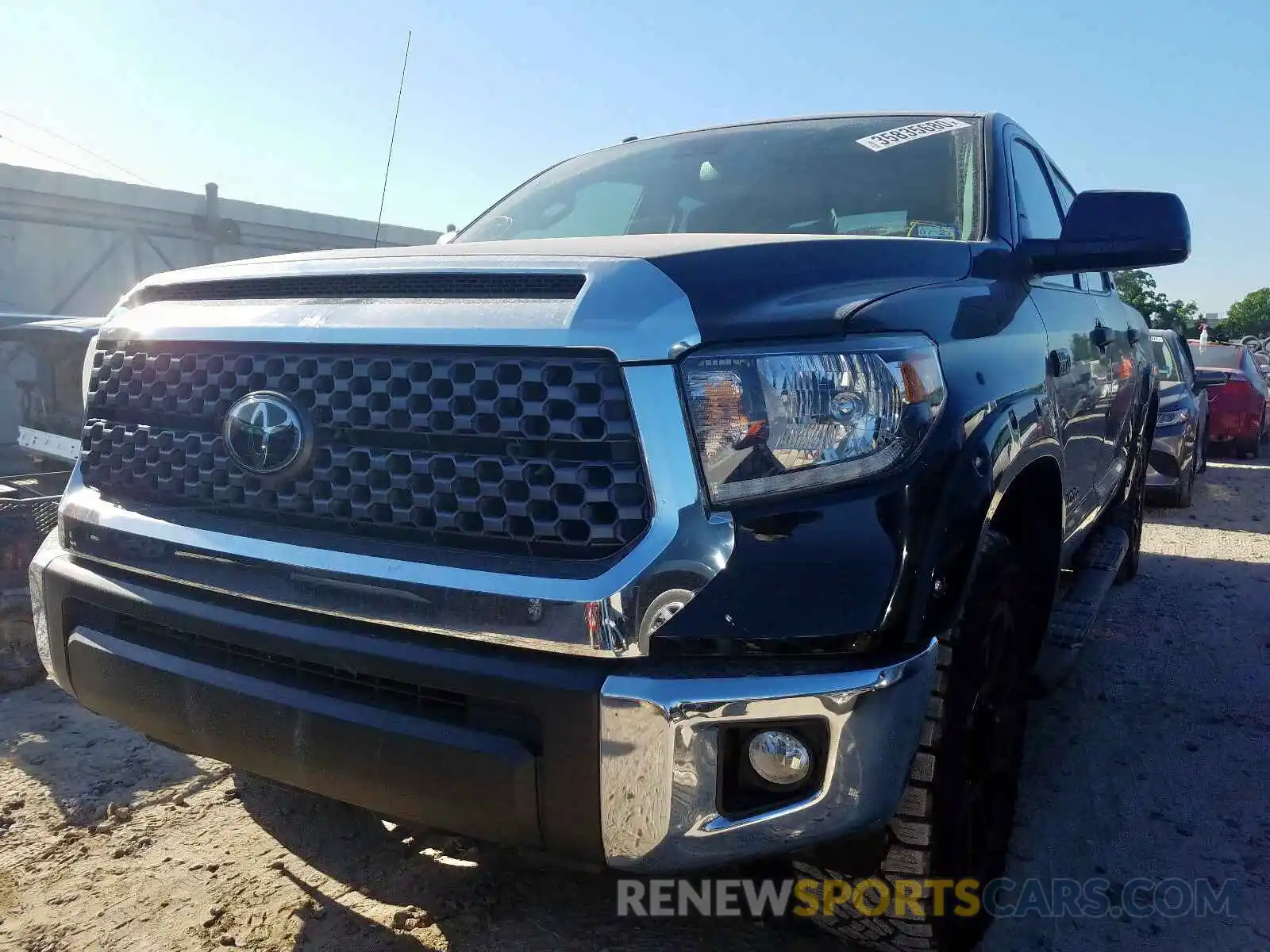 2 Photograph of a damaged car 5TFDW5F11KX851361 TOYOTA TUNDRA 2019