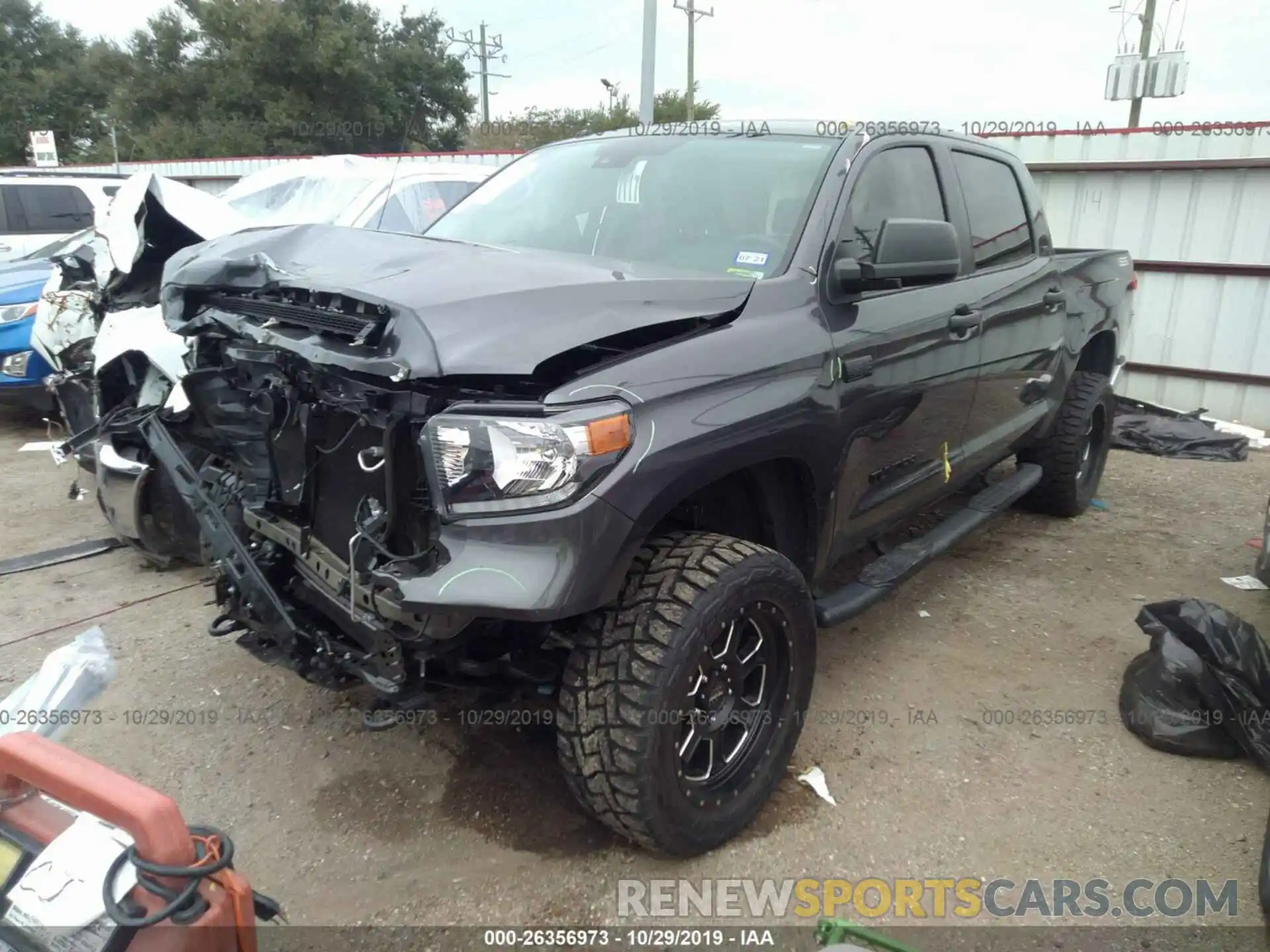 2 Photograph of a damaged car 5TFDW5F11KX861520 TOYOTA TUNDRA 2019