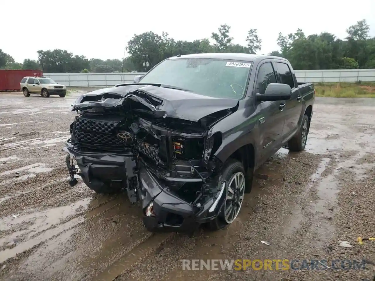 2 Photograph of a damaged car 5TFDW5F12KX784107 TOYOTA TUNDRA 2019