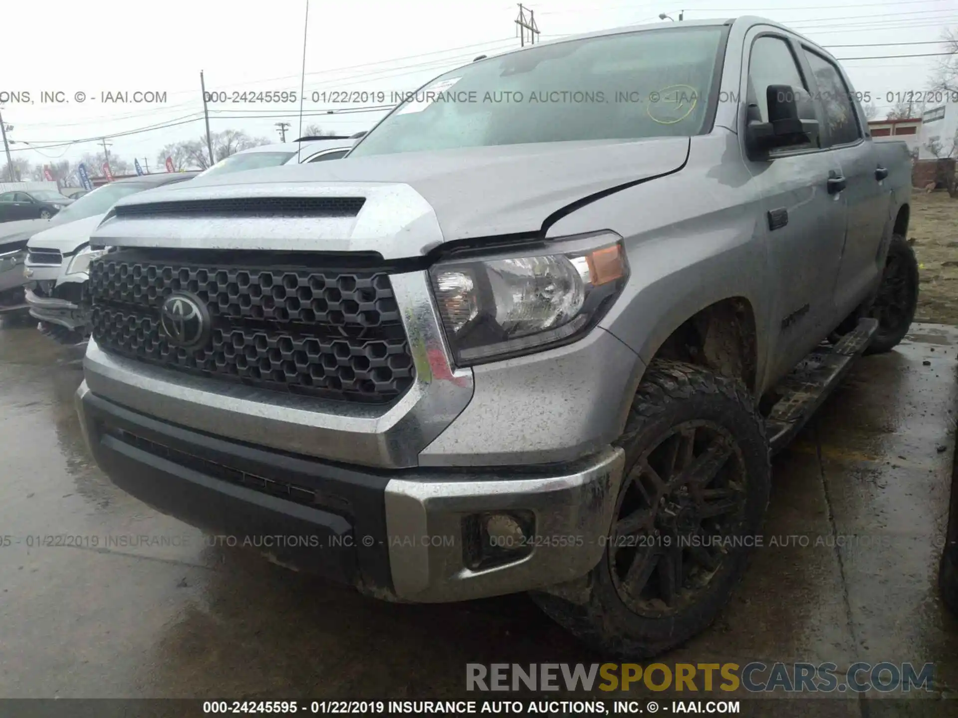 2 Photograph of a damaged car 5TFDW5F12KX785354 TOYOTA TUNDRA 2019