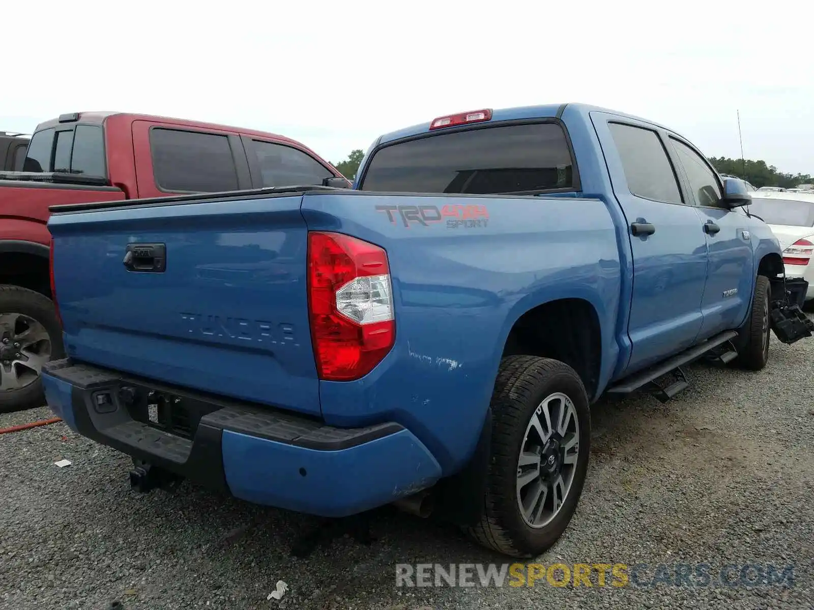 4 Photograph of a damaged car 5TFDW5F12KX837775 TOYOTA TUNDRA 2019