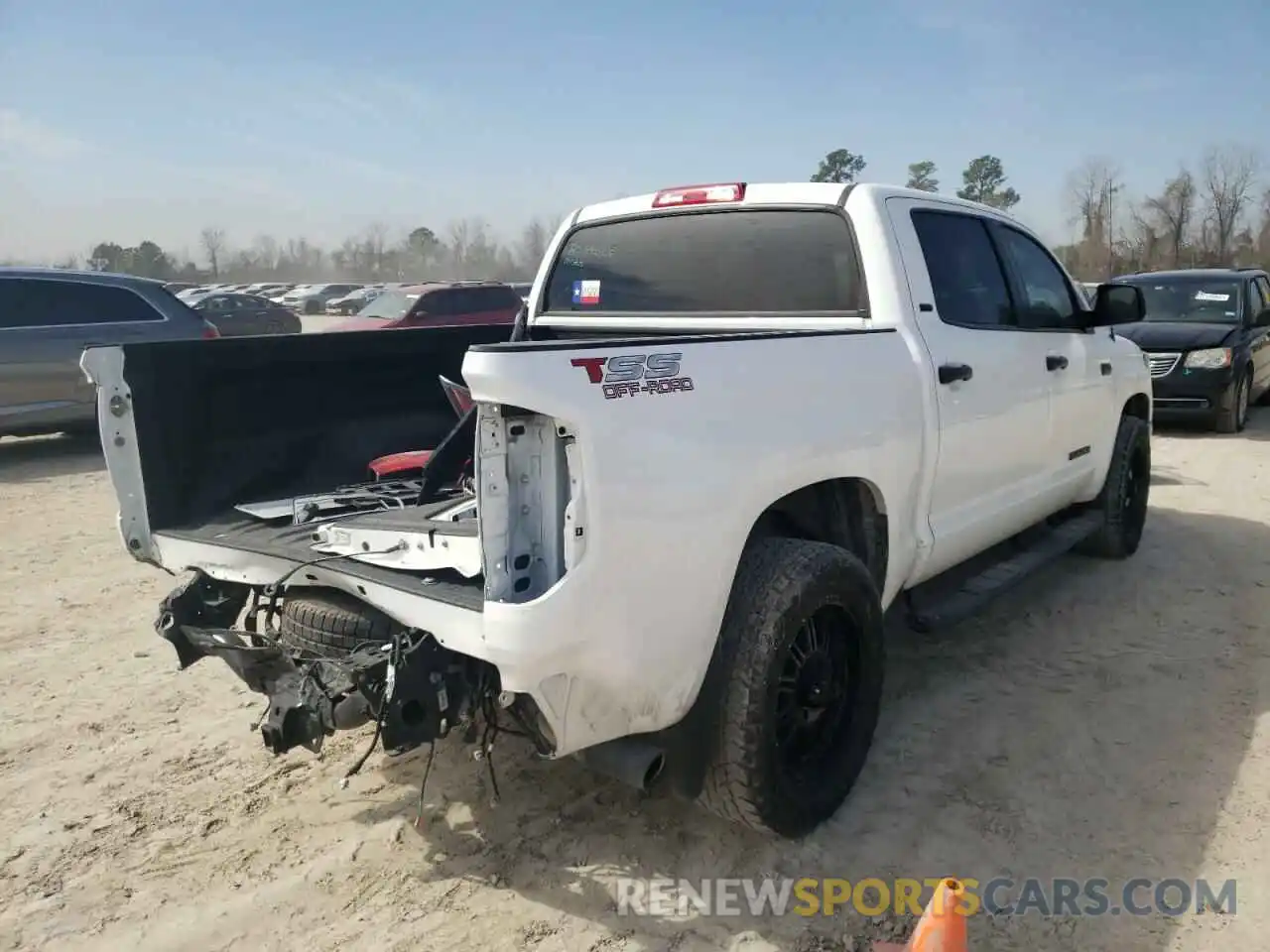 4 Photograph of a damaged car 5TFDW5F12KX859047 TOYOTA TUNDRA 2019