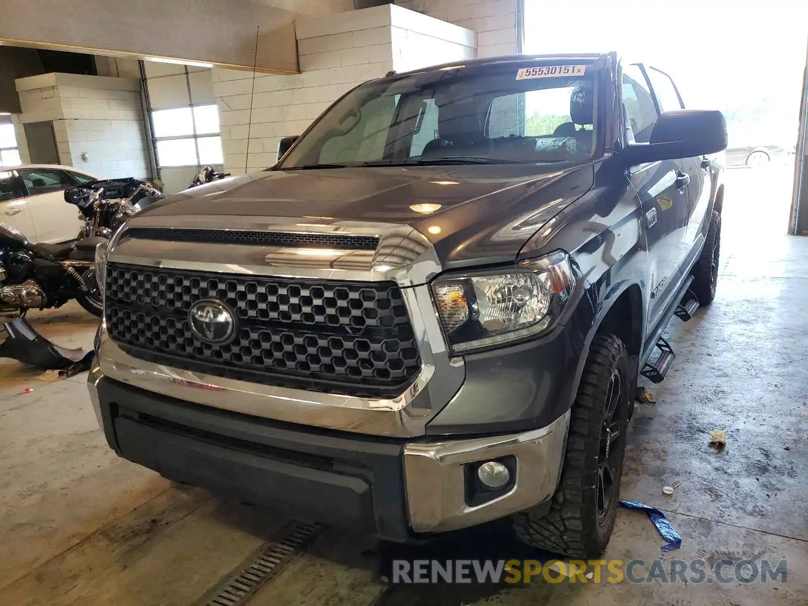 2 Photograph of a damaged car 5TFDW5F12KX862580 TOYOTA TUNDRA 2019