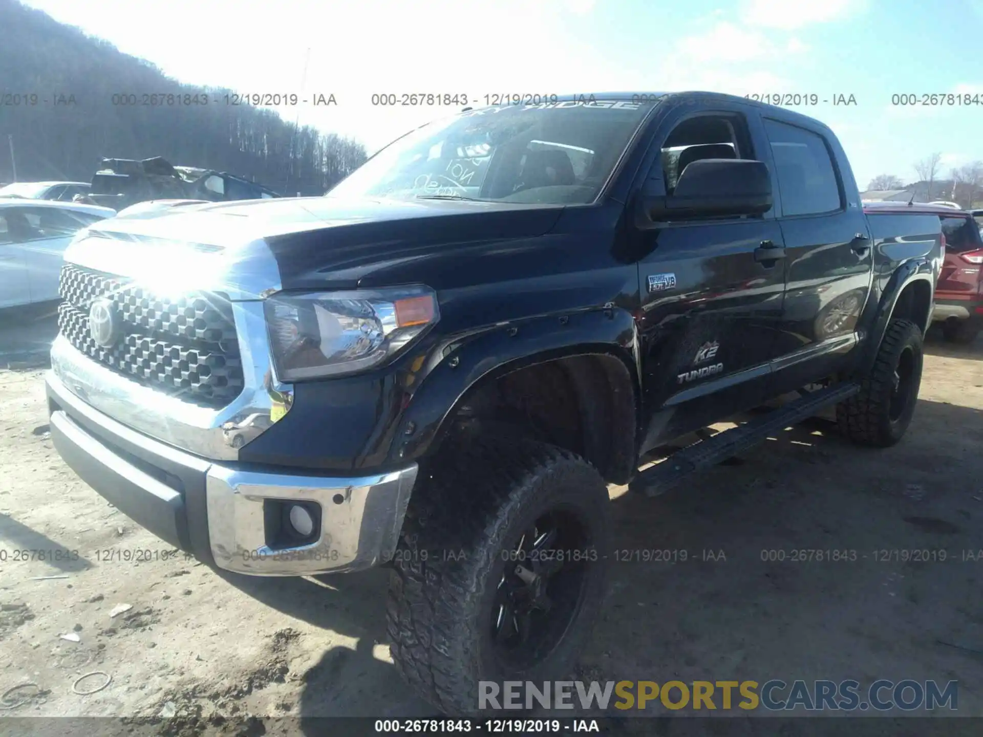 2 Photograph of a damaged car 5TFDW5F13KX789865 TOYOTA TUNDRA 2019