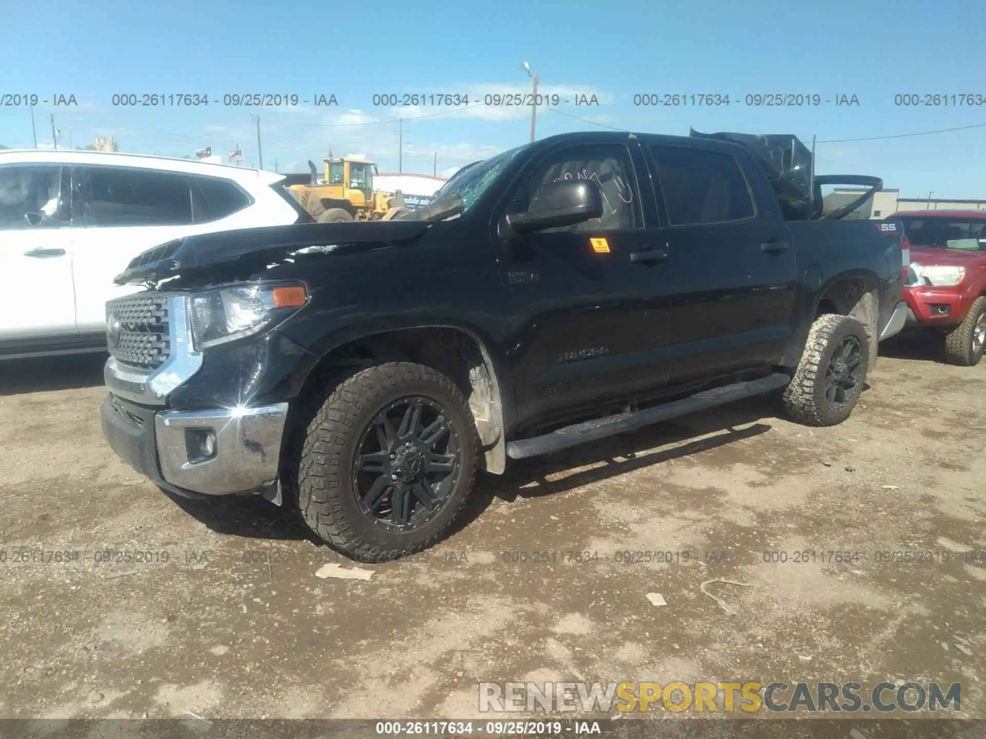 2 Photograph of a damaged car 5TFDW5F13KX800542 TOYOTA TUNDRA 2019