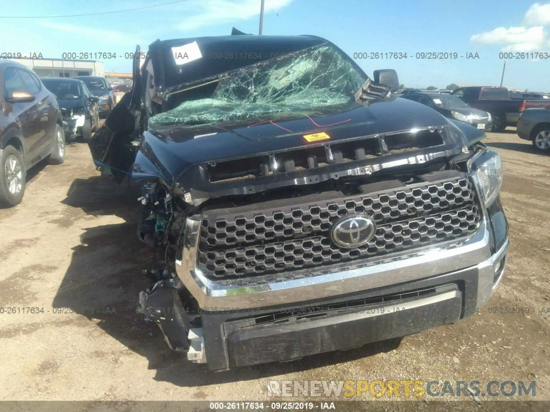 6 Photograph of a damaged car 5TFDW5F13KX800542 TOYOTA TUNDRA 2019