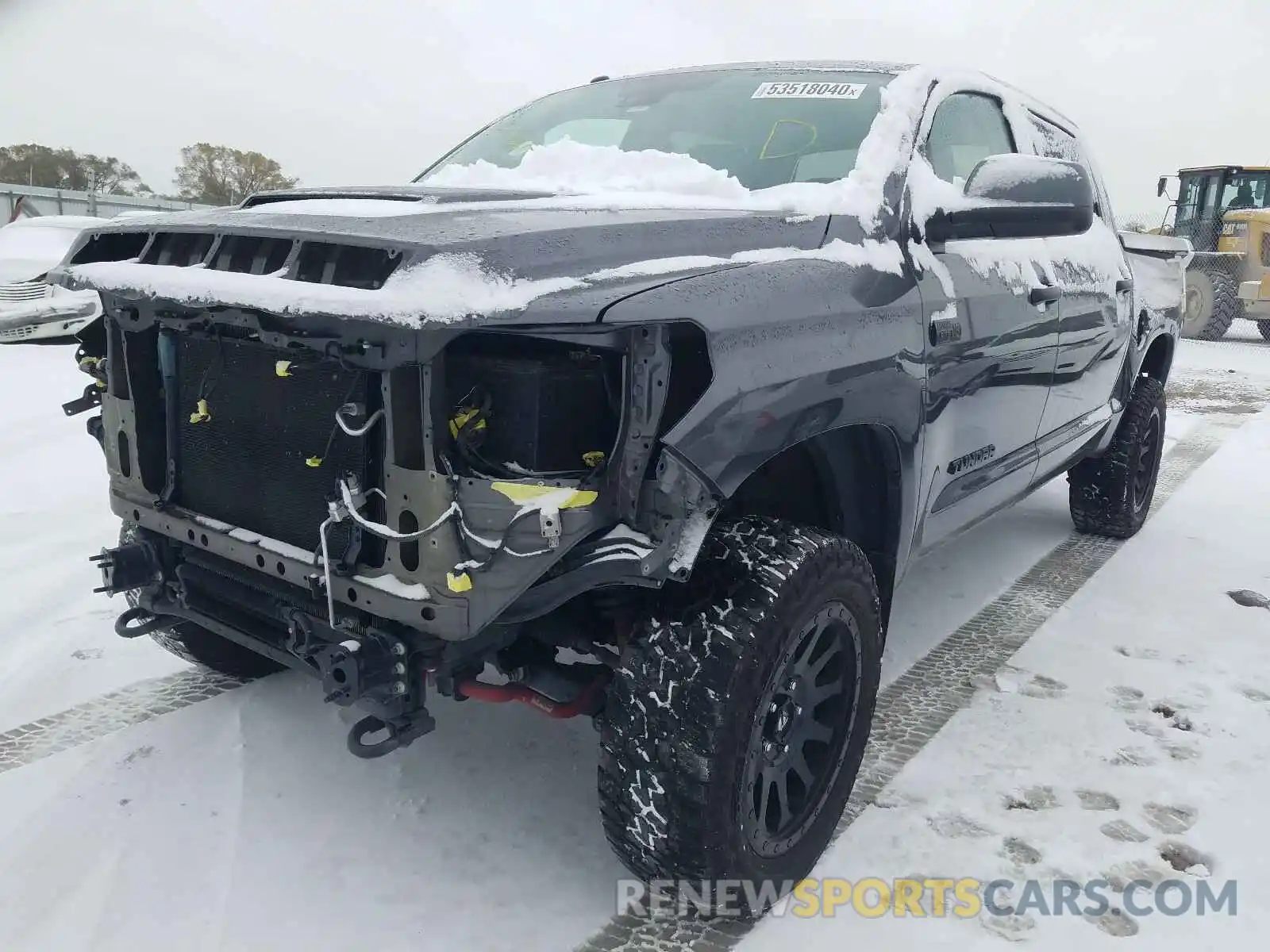 2 Photograph of a damaged car 5TFDW5F13KX848736 TOYOTA TUNDRA 2019