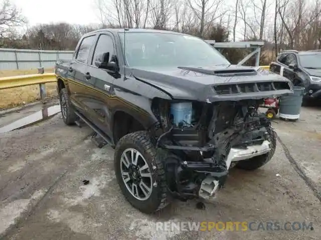 1 Photograph of a damaged car 5TFDW5F13KX861079 TOYOTA TUNDRA 2019