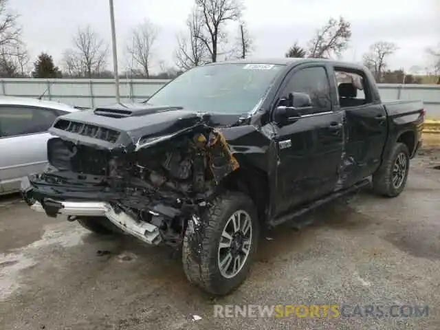 2 Photograph of a damaged car 5TFDW5F13KX861079 TOYOTA TUNDRA 2019