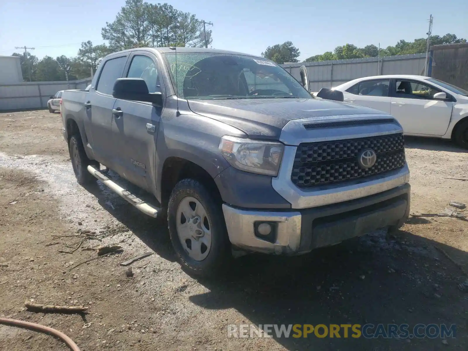 1 Photograph of a damaged car 5TFDW5F13KX864094 TOYOTA TUNDRA 2019