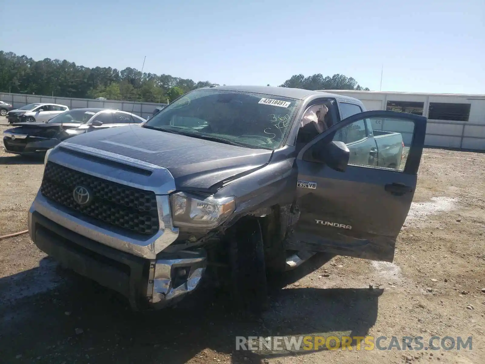 2 Photograph of a damaged car 5TFDW5F13KX864094 TOYOTA TUNDRA 2019