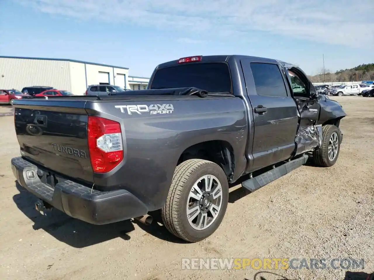 4 Photograph of a damaged car 5TFDW5F14KX817589 TOYOTA TUNDRA 2019