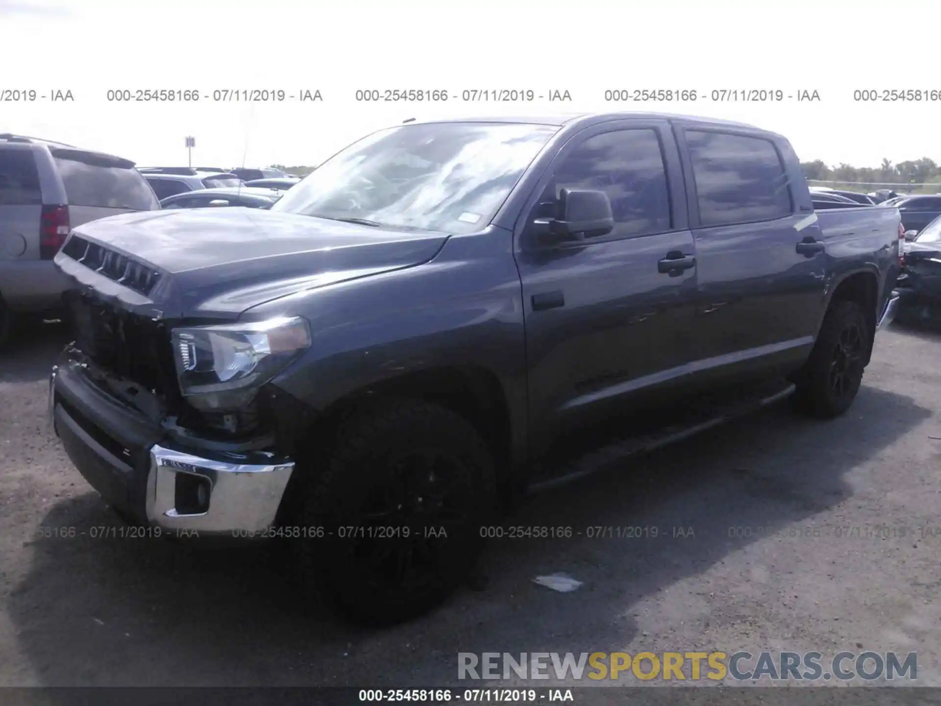 2 Photograph of a damaged car 5TFDW5F14KX821674 TOYOTA TUNDRA 2019