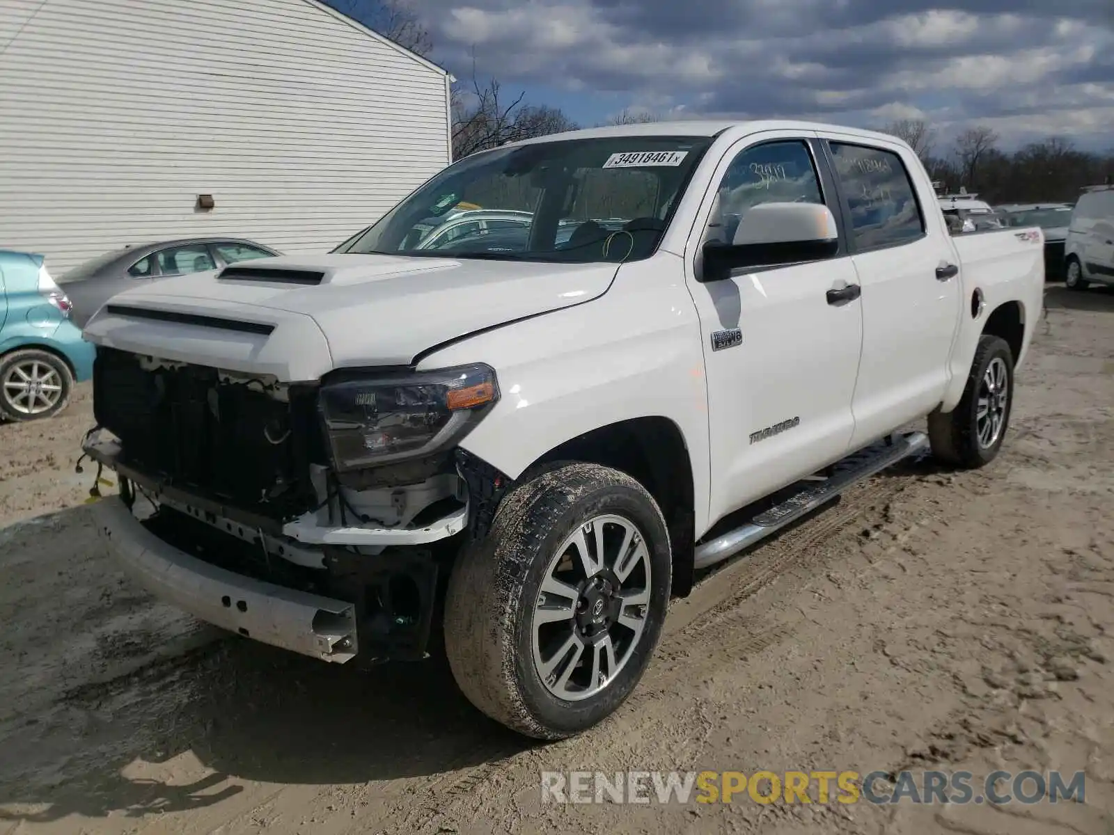 2 Photograph of a damaged car 5TFDW5F14KX827572 TOYOTA TUNDRA 2019