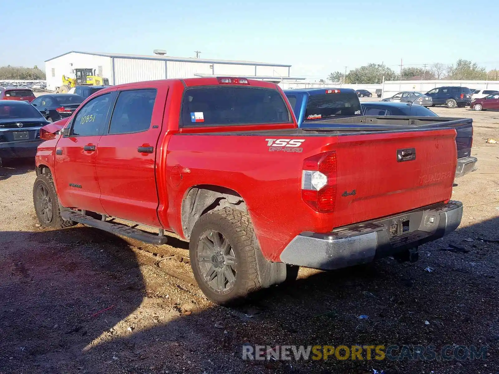 3 Photograph of a damaged car 5TFDW5F14KX843772 TOYOTA TUNDRA 2019