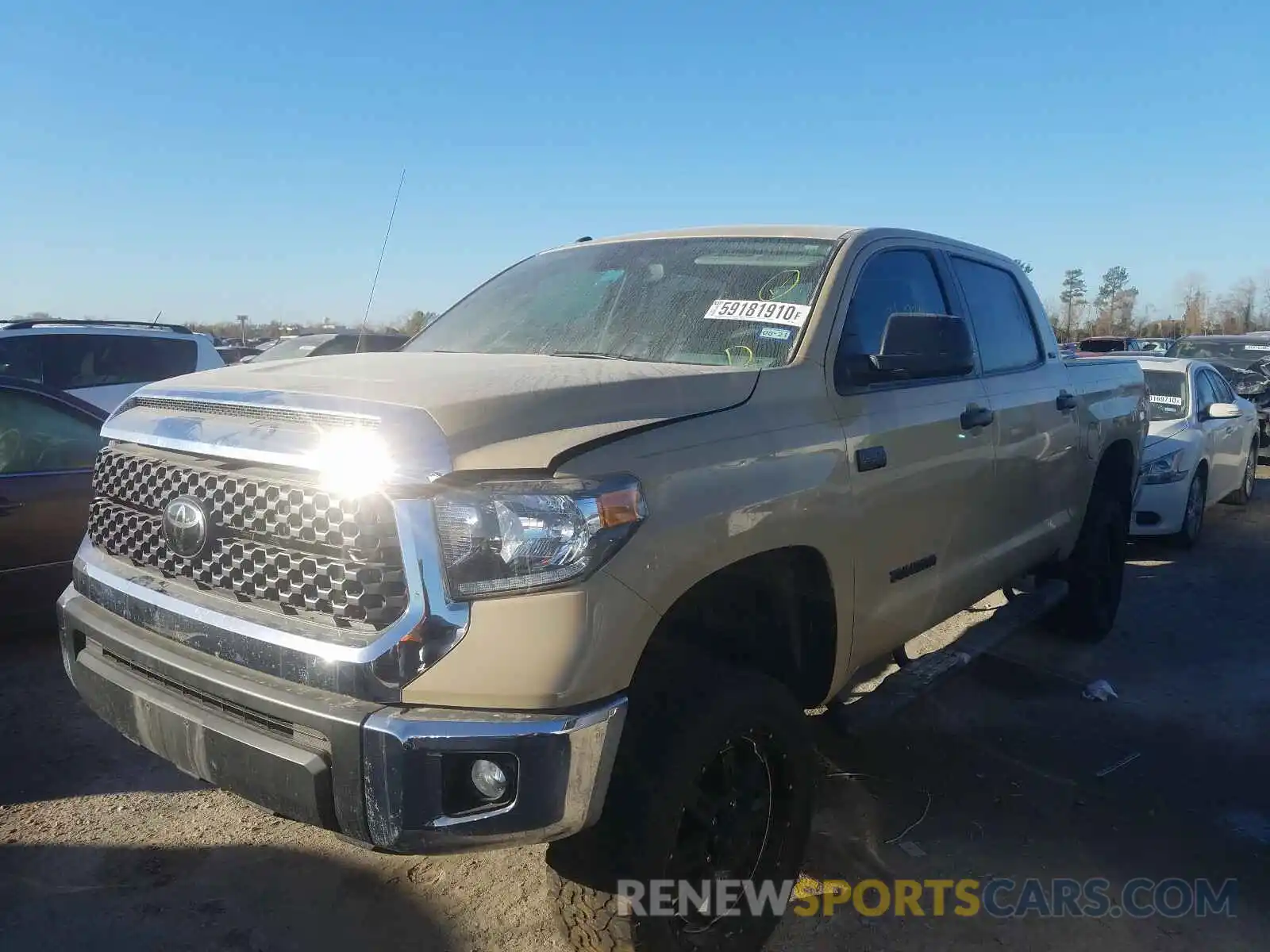 2 Photograph of a damaged car 5TFDW5F14KX856814 TOYOTA TUNDRA 2019