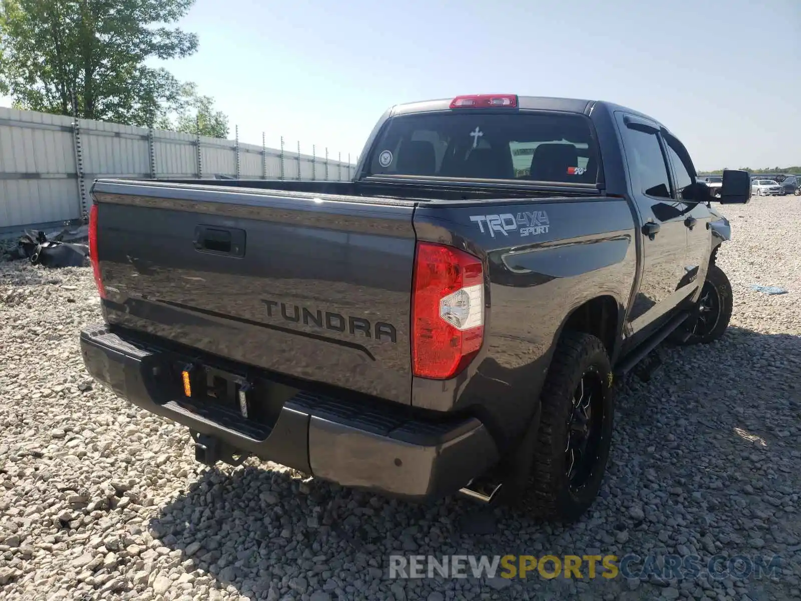 4 Photograph of a damaged car 5TFDW5F14KX861852 TOYOTA TUNDRA 2019