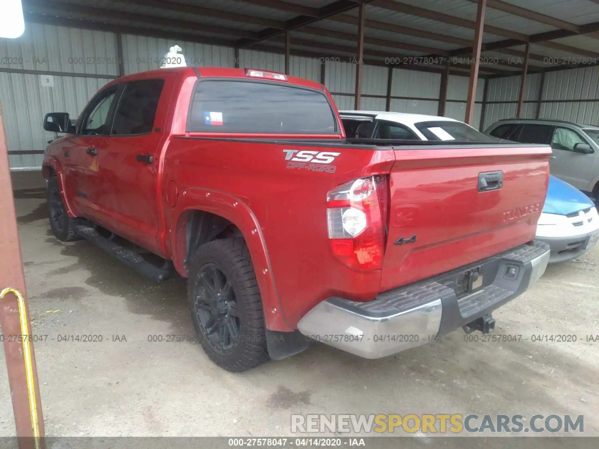 3 Photograph of a damaged car 5TFDW5F14KX865027 TOYOTA TUNDRA 2019