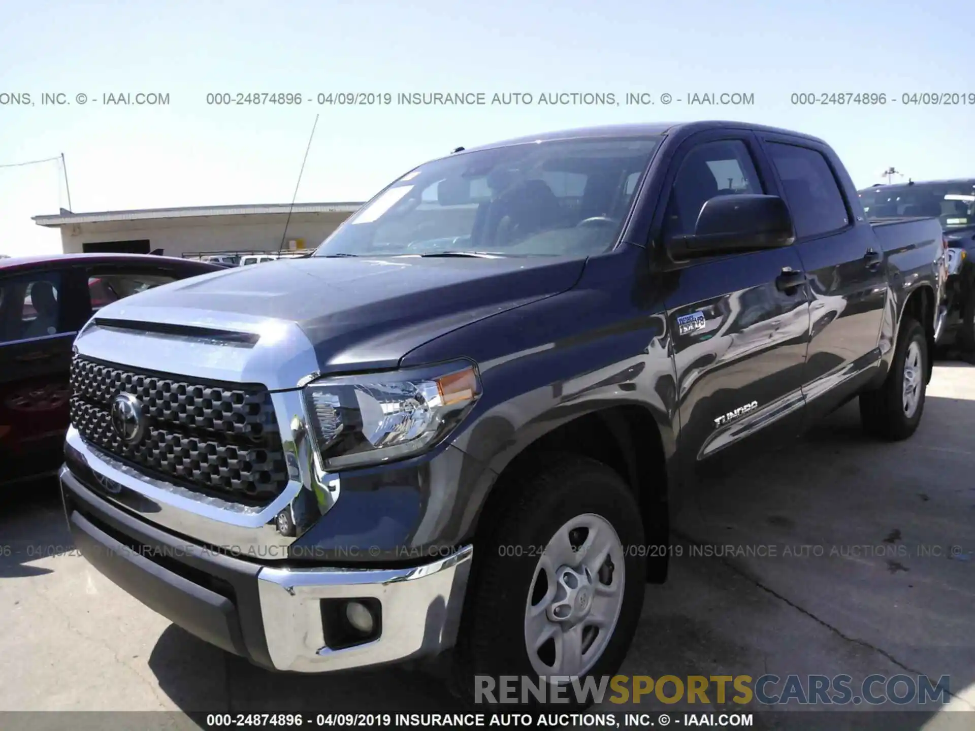 2 Photograph of a damaged car 5TFDW5F15KX777488 TOYOTA TUNDRA 2019