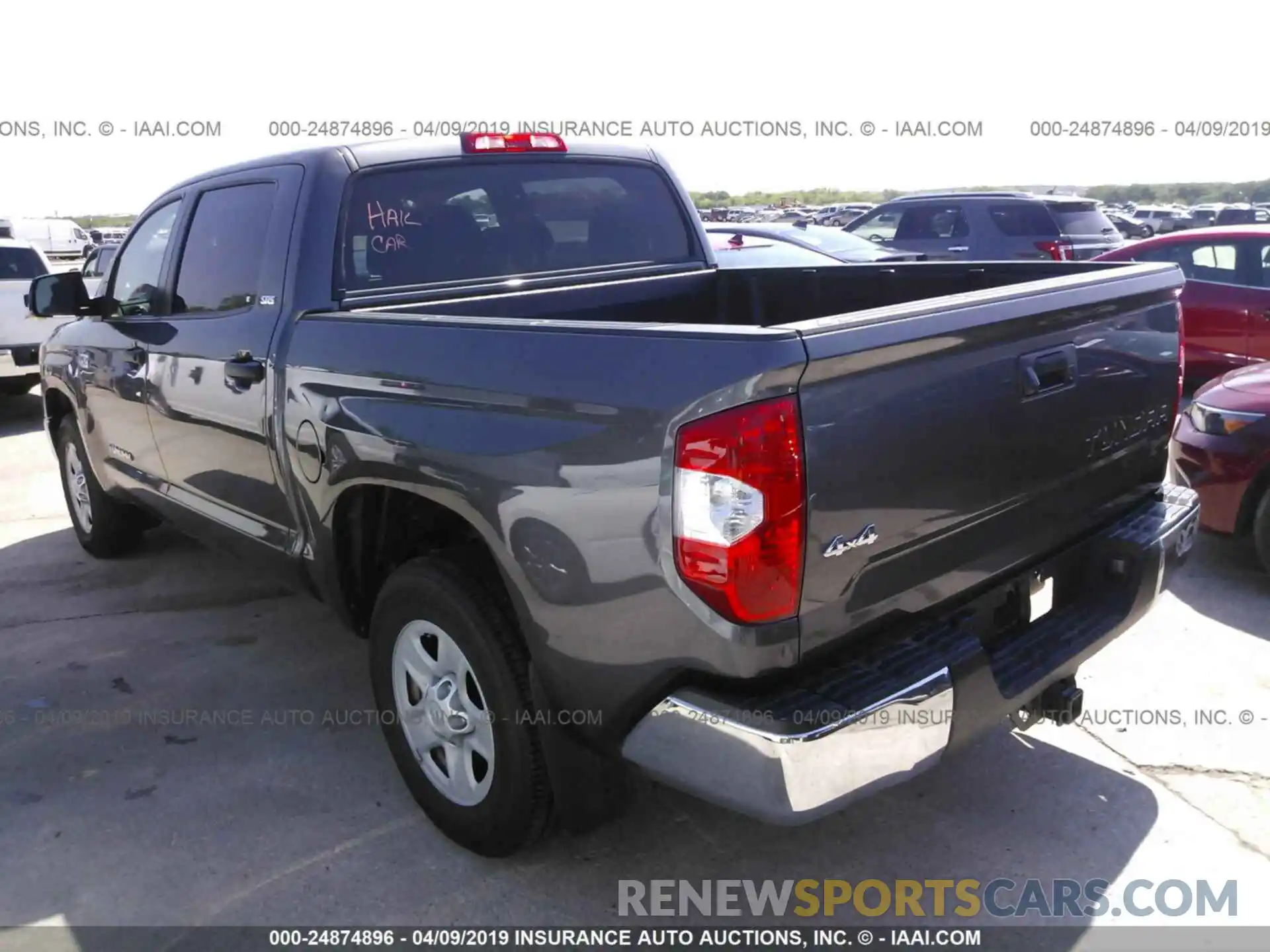 3 Photograph of a damaged car 5TFDW5F15KX777488 TOYOTA TUNDRA 2019