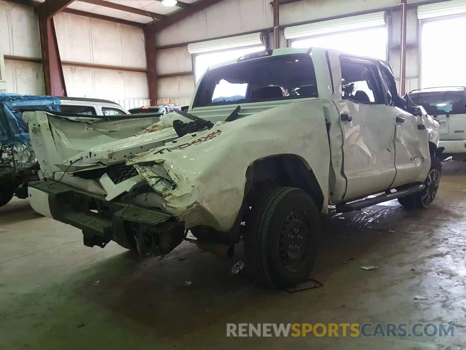 4 Photograph of a damaged car 5TFDW5F15KX787065 TOYOTA TUNDRA 2019