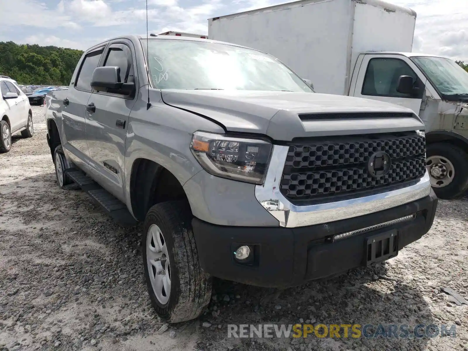 1 Photograph of a damaged car 5TFDW5F15KX834451 TOYOTA TUNDRA 2019