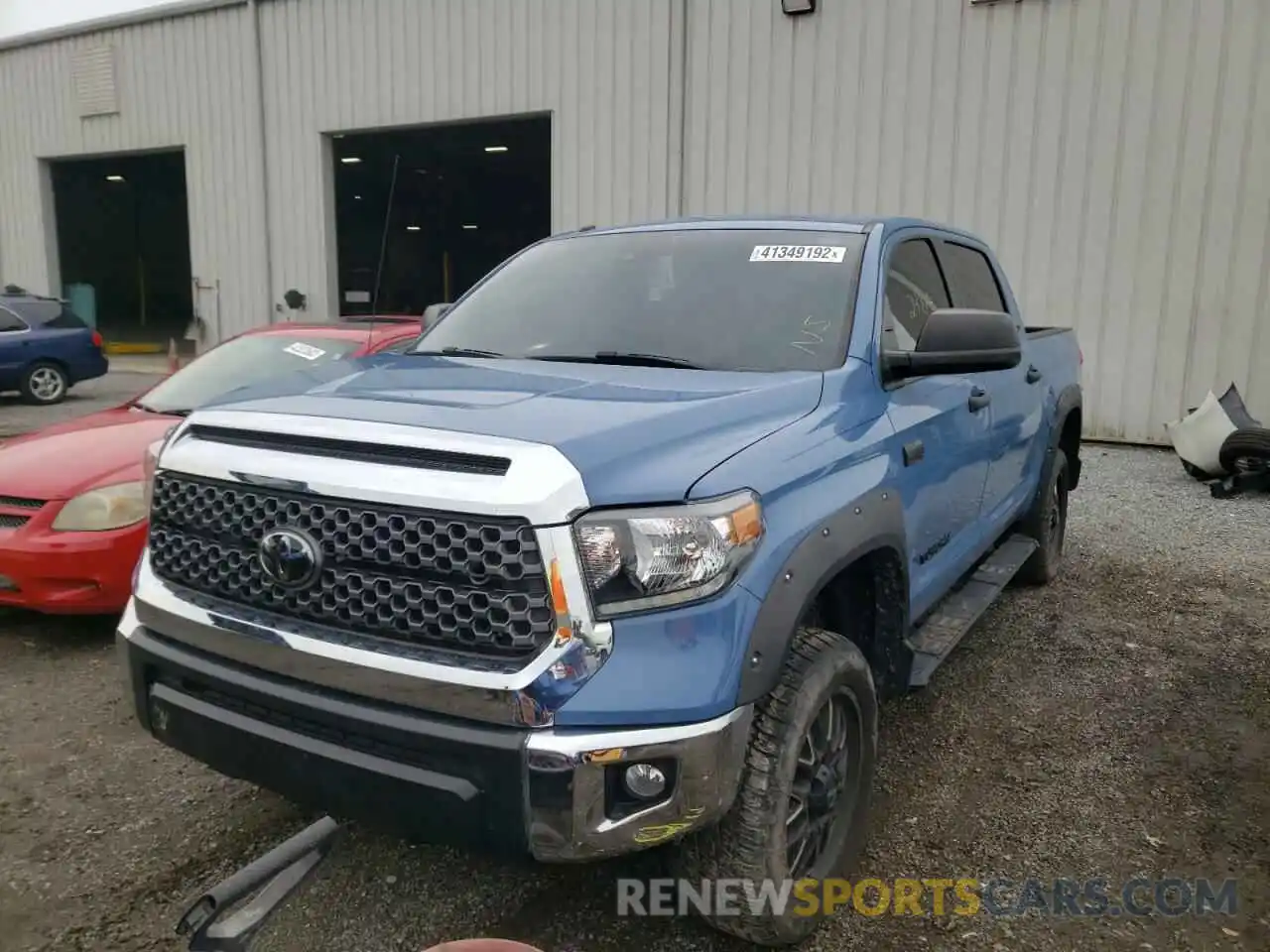 2 Photograph of a damaged car 5TFDW5F15KX855302 TOYOTA TUNDRA 2019