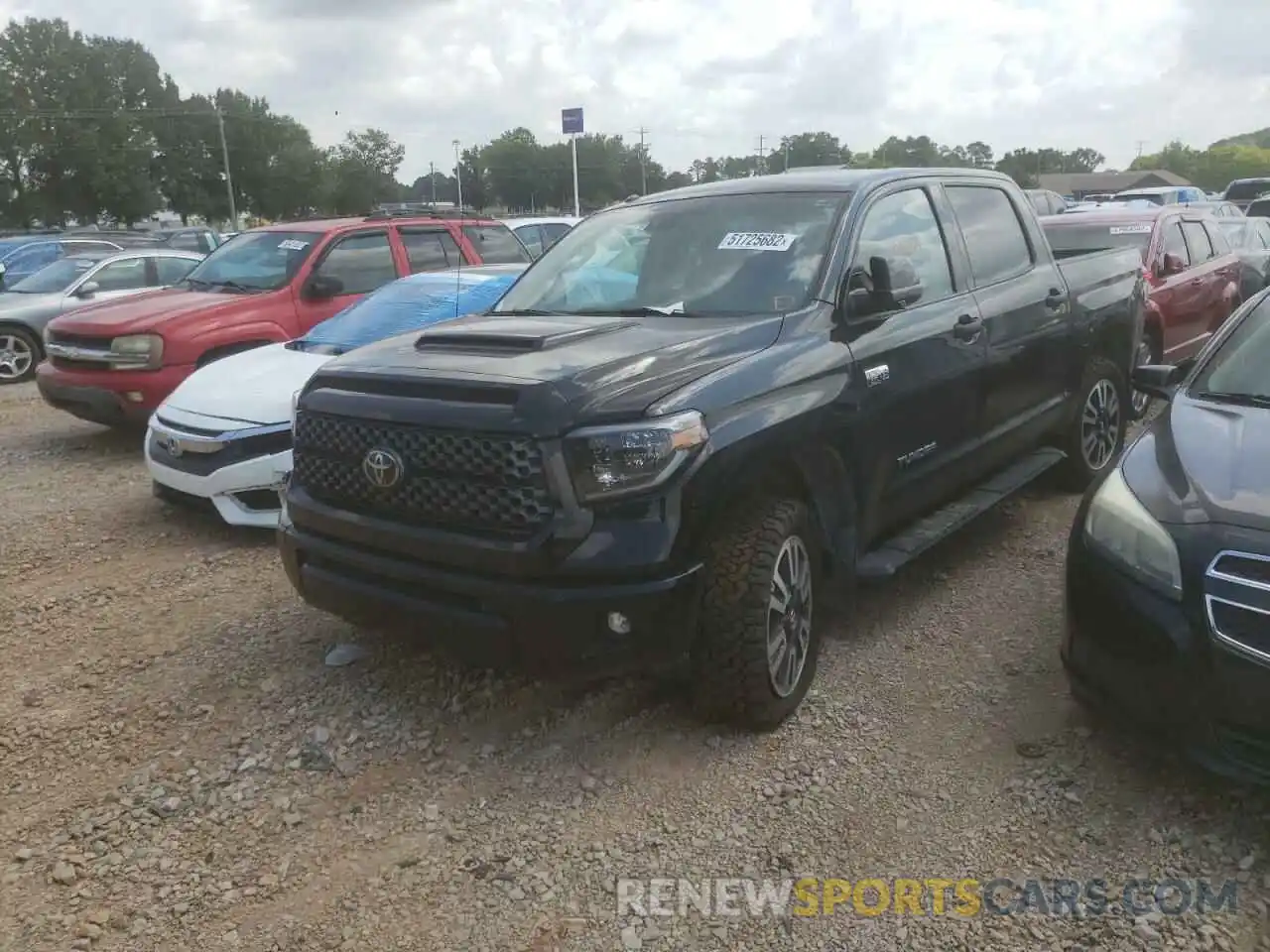 2 Photograph of a damaged car 5TFDW5F15KX866333 TOYOTA TUNDRA 2019