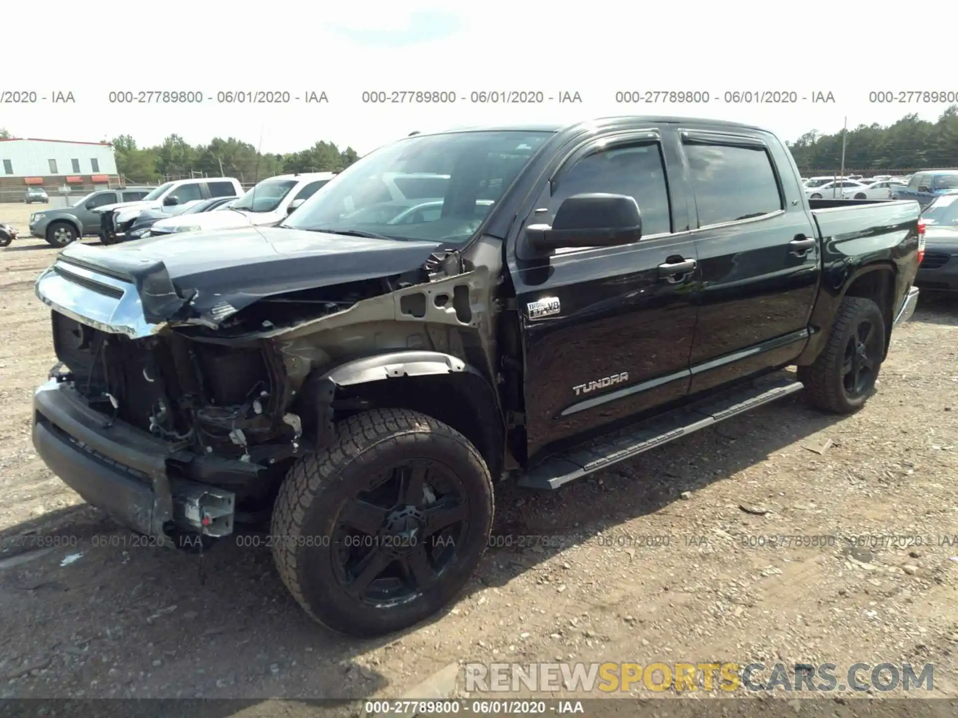 2 Photograph of a damaged car 5TFDW5F16KX812006 TOYOTA TUNDRA 2019