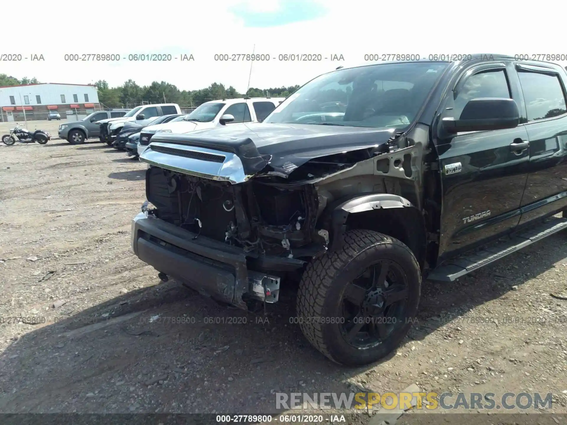 6 Photograph of a damaged car 5TFDW5F16KX812006 TOYOTA TUNDRA 2019