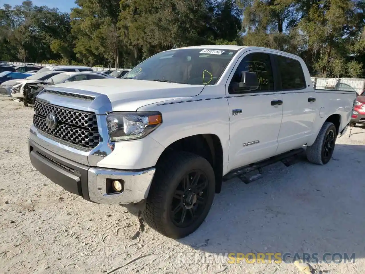 2 Photograph of a damaged car 5TFDW5F16KX816010 TOYOTA TUNDRA 2019