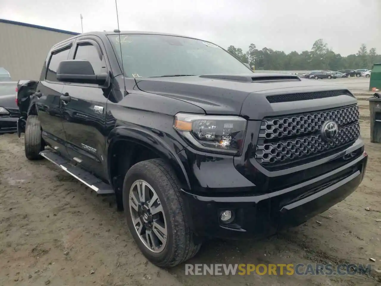 1 Photograph of a damaged car 5TFDW5F16KX820848 TOYOTA TUNDRA 2019