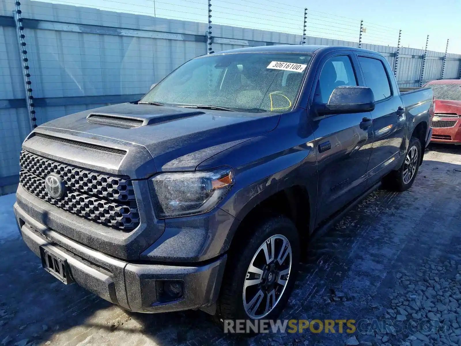 2 Photograph of a damaged car 5TFDW5F16KX840596 TOYOTA TUNDRA 2019