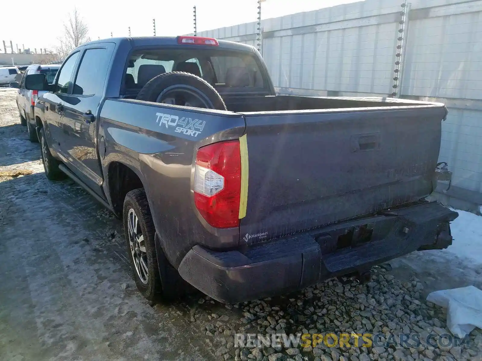 3 Photograph of a damaged car 5TFDW5F16KX840596 TOYOTA TUNDRA 2019