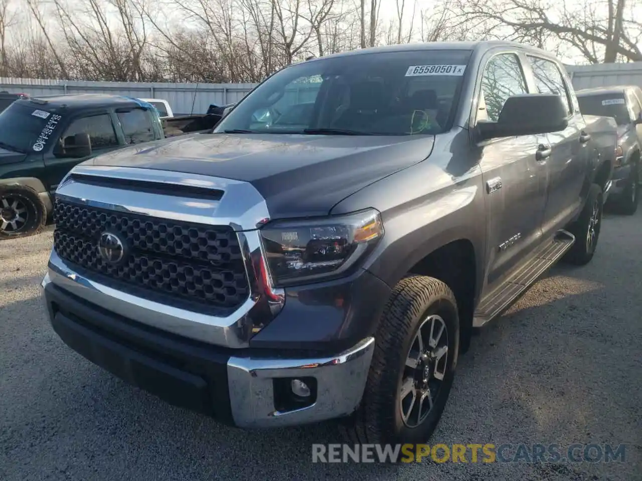 2 Photograph of a damaged car 5TFDW5F16KX846057 TOYOTA TUNDRA 2019